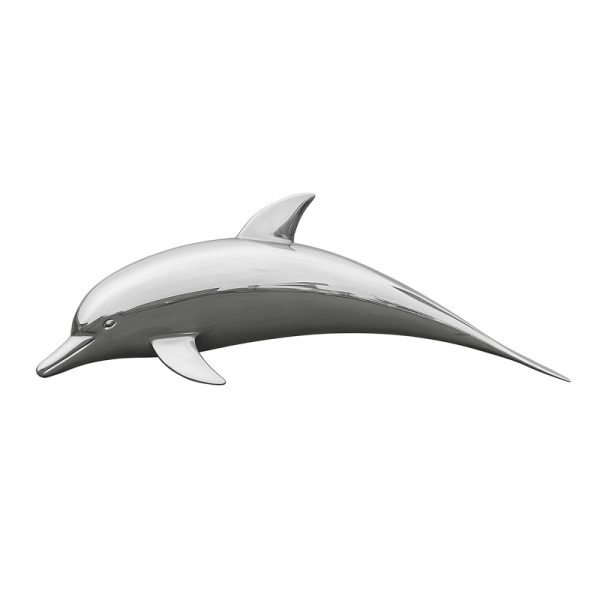 Custom 304 Stainless Steel Dolphin Sculpture for Outdoor Garden