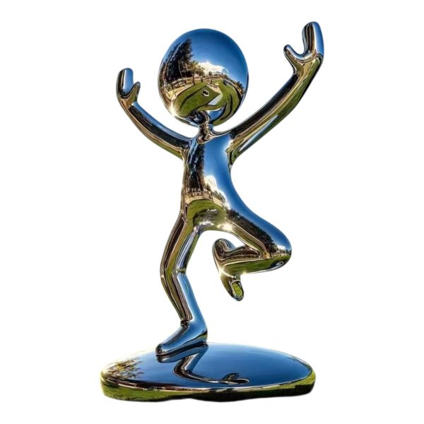 Stainless Steel Human Figure Sculpture