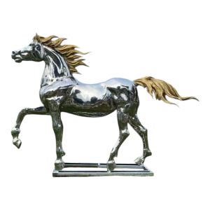 Stainless Steel Horse Sculpture